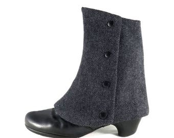 white boot spats white boot spats