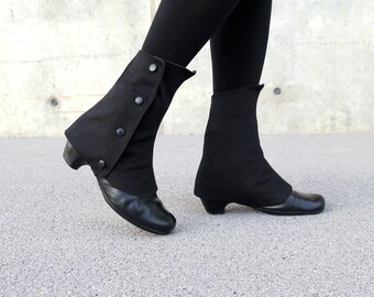 white boot spats white boot spats