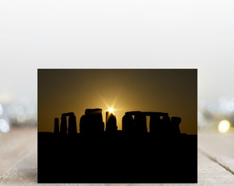Stonehenge Greeting Card, Ruin photo card