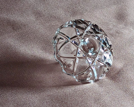 Vintage Crystal Ring Dish | Vanity | Ring Holder … - image 7