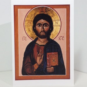Jesus, Russian icon CARD