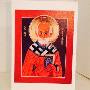 St. Nicholas - icon card