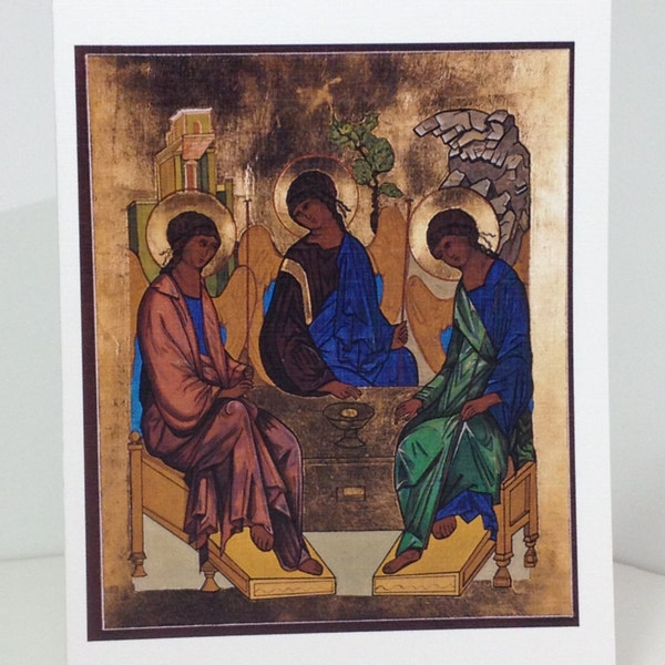 Rublev's Trinity - GILDED icon card