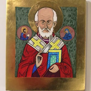 CARTA dorata di St. Nicholas