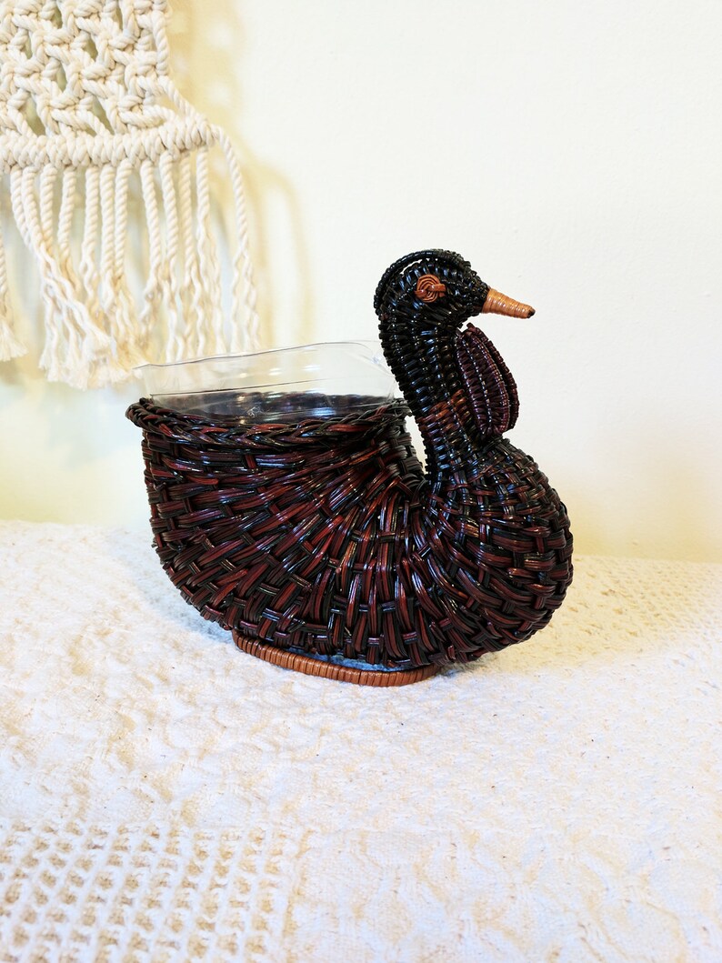 Turkey Basket / Bird Basket / Fruit Basket / Basket Planter Etsy