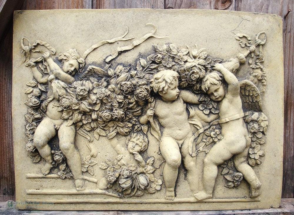 Putti de chérubin en bois - Canada