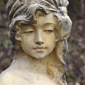 Female Bust Gypsy Girl bohemia Stone Home or Garden Ornament Art ...