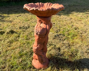 Cherub Bird Bath