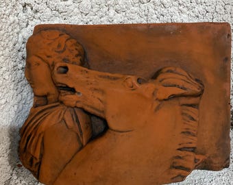 Parthenon Horse Fragment Wall Plaque