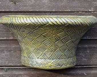 Basket Weave Wall Planter