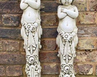 Pair of Cherub Corbels