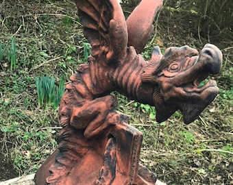 Welsh Dragon Roof Finial 110 degree angled ridge tile