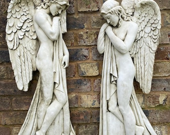 Canova's Angel Plaque Pair