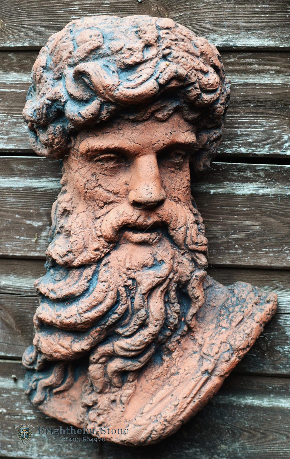 Hercules Roman Classical Wall Plaque Bust Fragment Stone Etsy UK