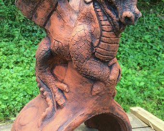 St George's Dragon Half Round Roof Finial