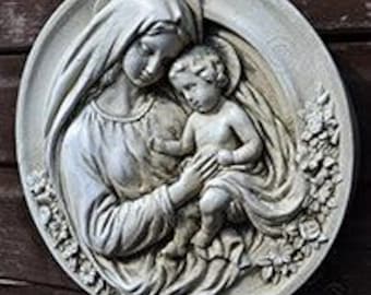 Madonna and Child Wall Plaque