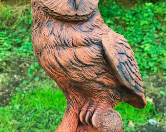 Owl Half Round Roof Finial
