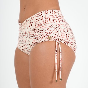 Morse Code Micro Booty Shorts: V-Waist Twerk Dancewear