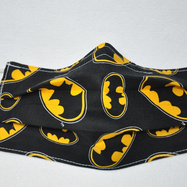 In Stock - Adult - Reusable Face Mask Cover with Nose Wire and Pocket for Filter- Made in the USA
