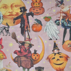 Treats & Sweets Halloween Fabric - 100% Cotton Quilt Fabric by Springs Creative -  Sold by 1/2 Yard