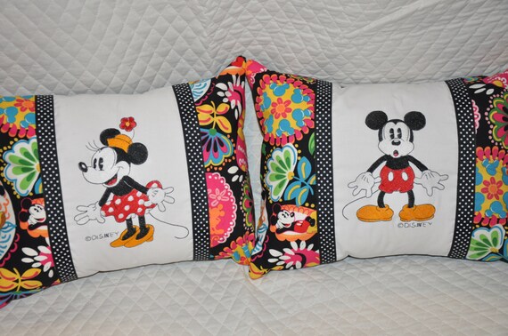 Set Of 2 Old School Mickey Mouse Minnie Mouse 12 X Etsy