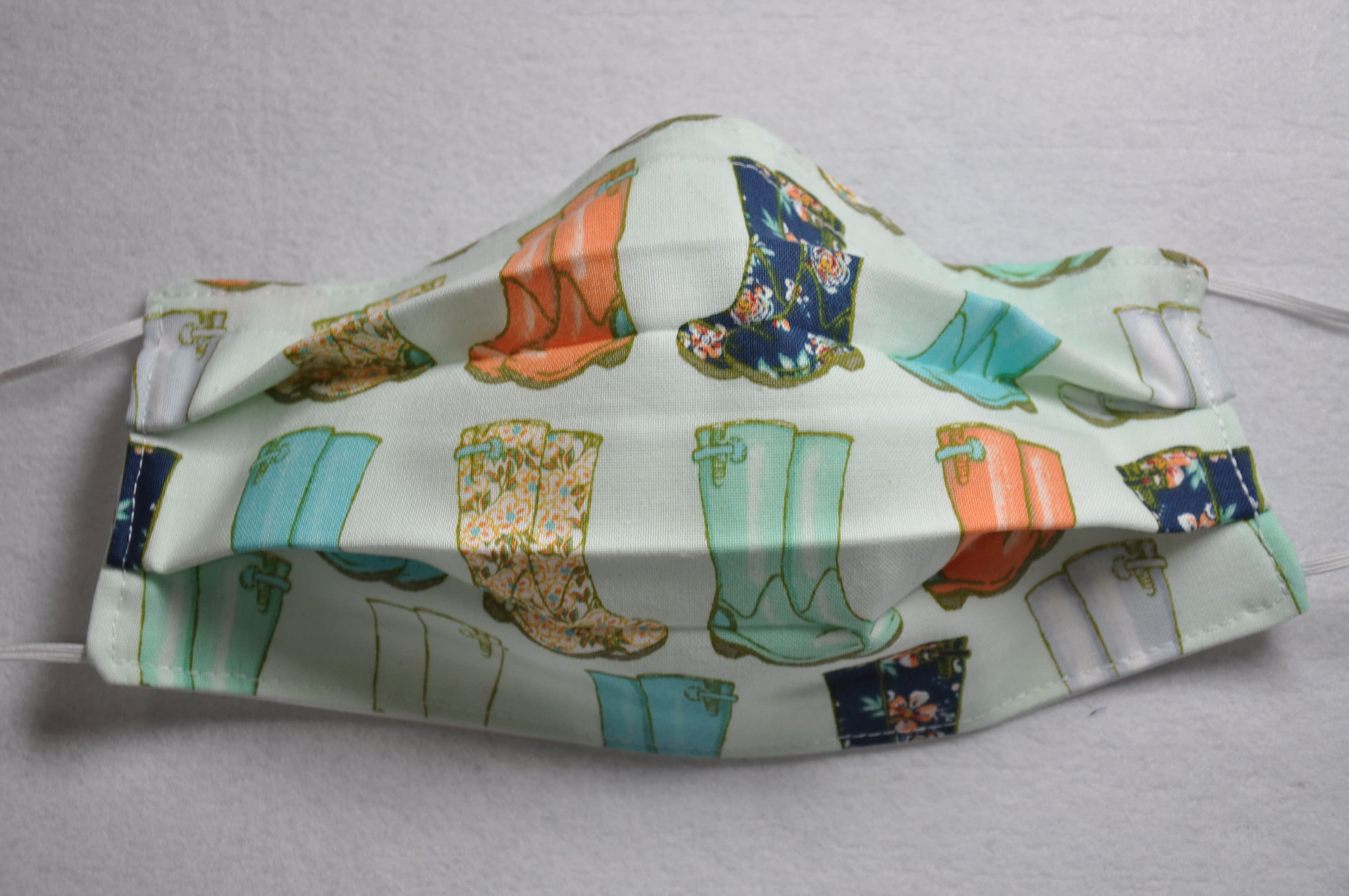 In Stock Adult Boots Fabric Reusable Face Mask Cover Etsy