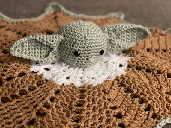 Baby Yoda Inspired Lovey security Blanket Etsy