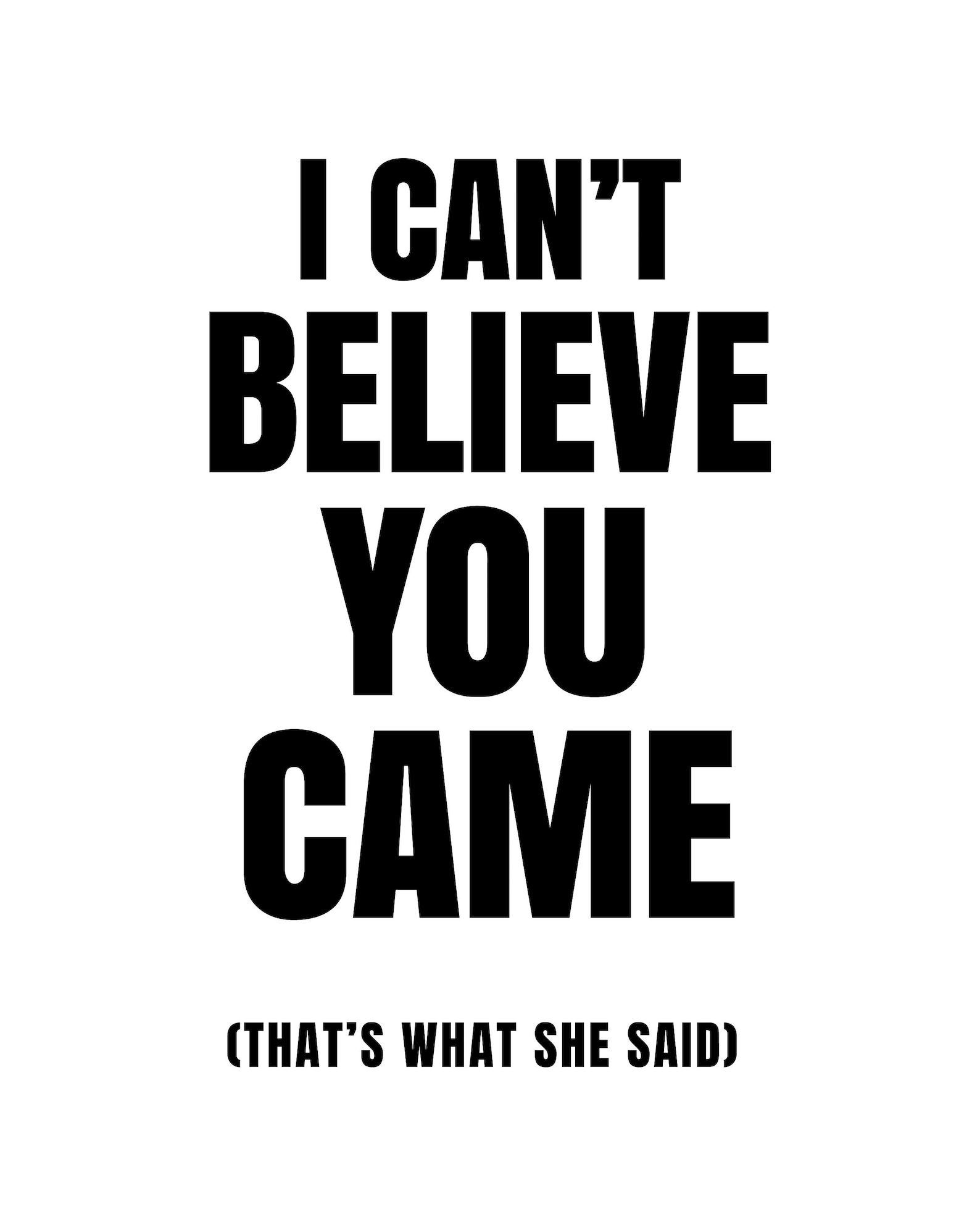 You Won'T Believe What She Said - prx2jyi