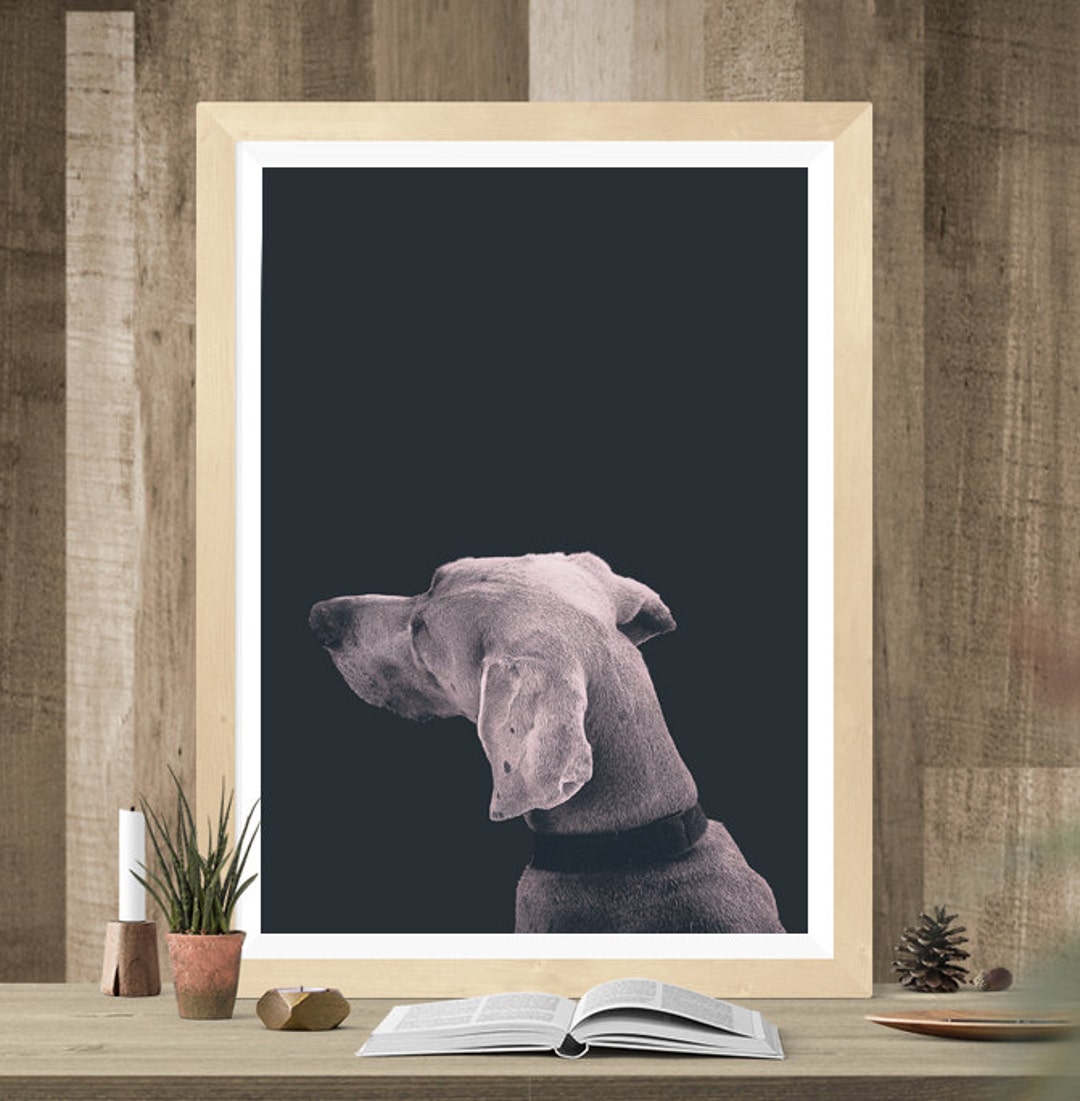 Dog Print, Animal Print, Printable Art, Modern Wall Decor, Dog Wall ...