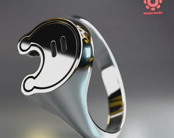 Silber Ring | Mario Odyssee inspiriert Schmuck