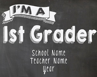 First Day of School Poster