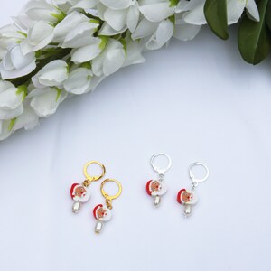 Santa Claus earings, earring set santa claus, Christmas earings, earring set