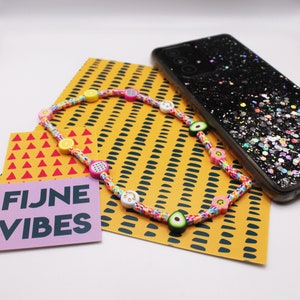 Pink candy katsuki telefoonkoordje, telefoonkoord pink candy gemixt, Pink candy katsuki telephone cord, telephone cord pink candy mixed
