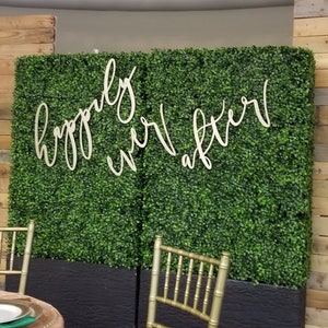 Happily Ever After Cut Out Sign