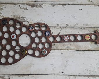 Guitar Bottle Cap Holder