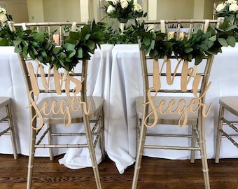 M. & Mme Custom Chair Backs
