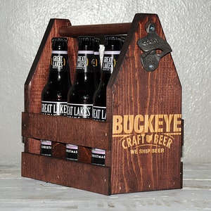 Custom Business Logo Beer Caddy