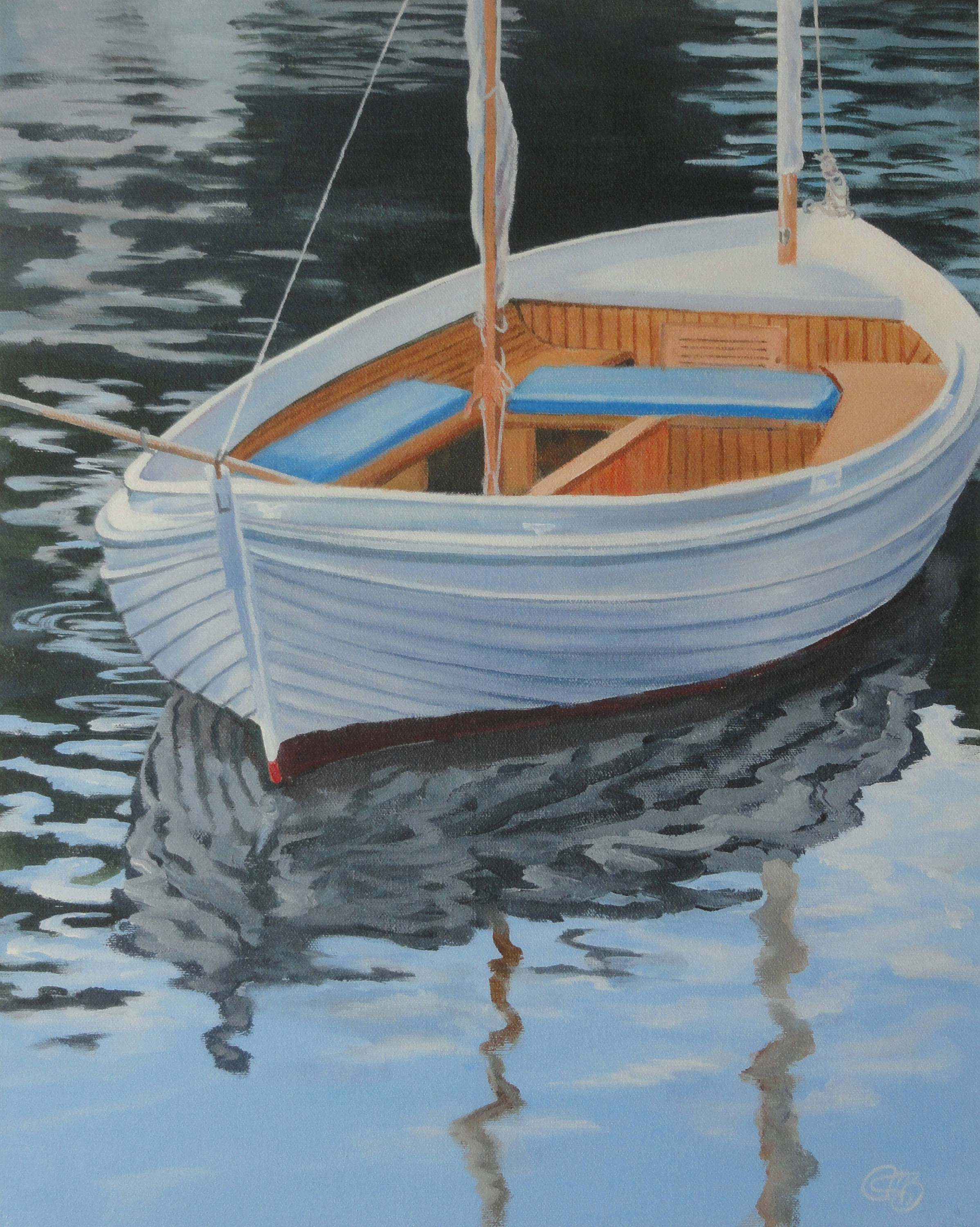 maine sailboat paintings