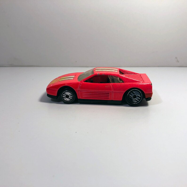1990 Vintage Hot Wheel Ferrari 348 Race Car Mattel Malaysia | Etsy