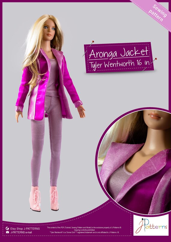 Evening Sophisticate sewing pattern for the Tyler Wentworth doll by Tonner