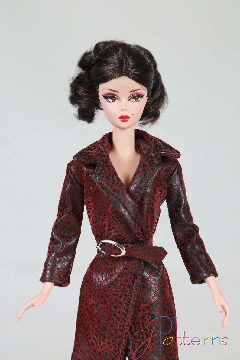 80. PDF Pattern Coat Barbie and Silkstone Barbie 12