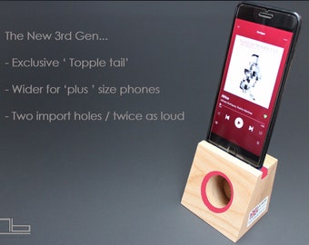 Telefónico de madera portátil, #Acoustic #speaker, estación de acoplamiento, #dock de teléfono de madera de ceniza, #desk ordenado, se adapta a todos los iPhones Xs pro, max, Se, Xr