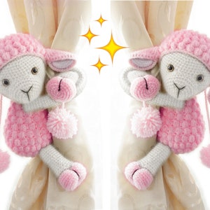 Lamb and Monkey Pattern Crochet Lamb Crochet Monkey image 5