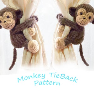 Lamb and Monkey Pattern Crochet Lamb Crochet Monkey image 3