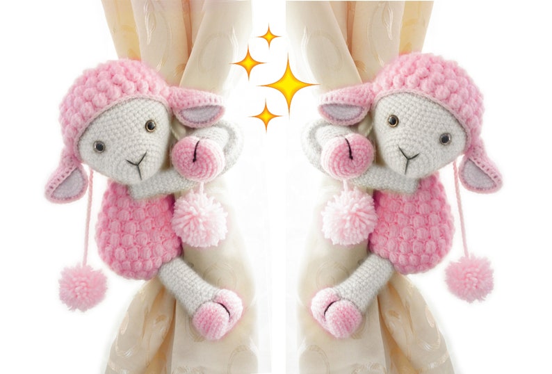 Lamb and Monkey Pattern Crochet Lamb Crochet Monkey image 5