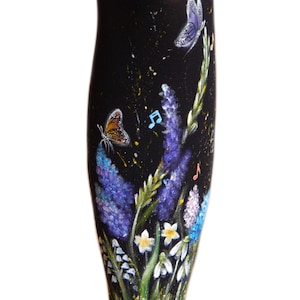Leggings Fiori Selvatici, Collant Fiori Selvatici, Abbigliamento Donna, Collant Dipinti