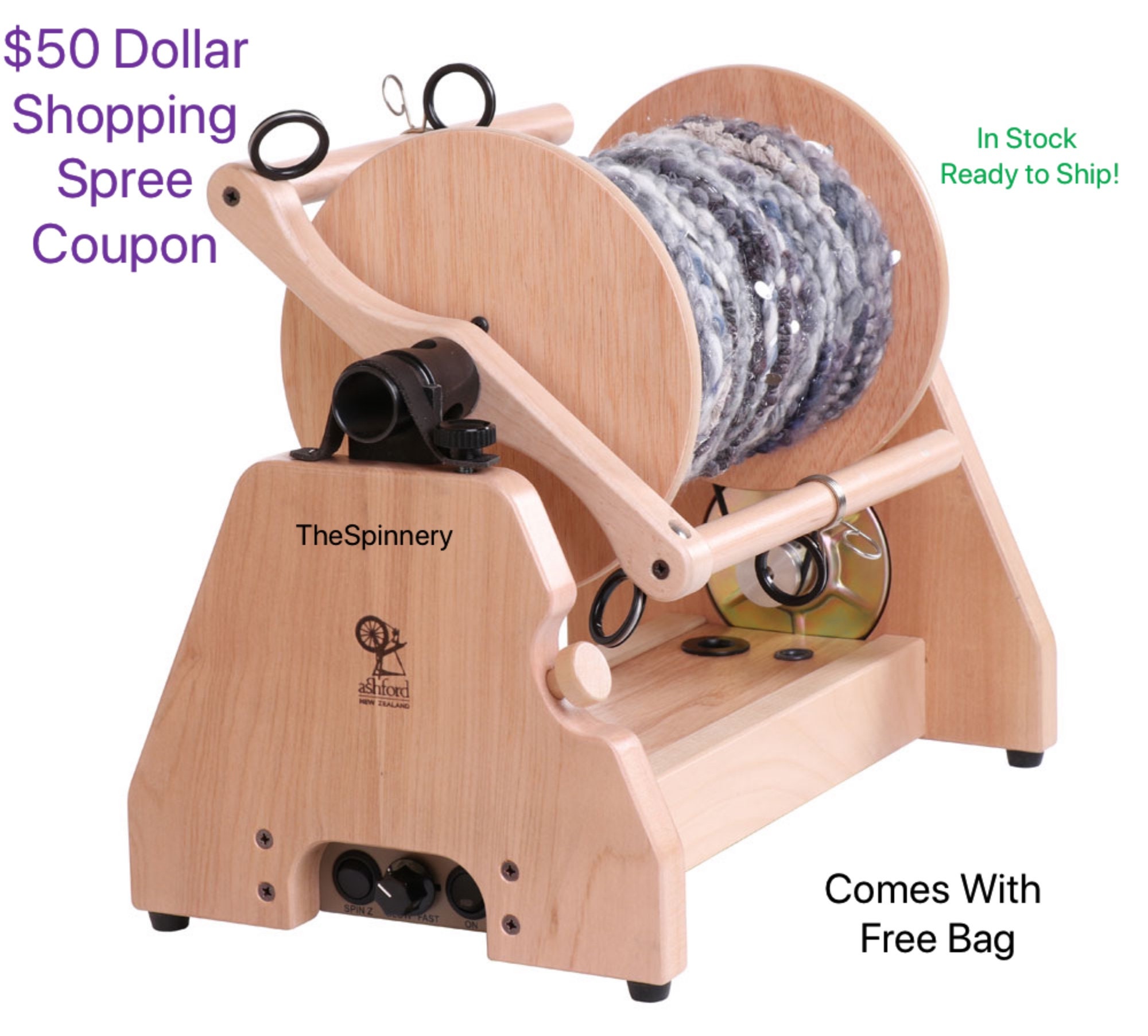 IN STOCK Ashford Super Jumbo Espinner Electric Spinning Etsy