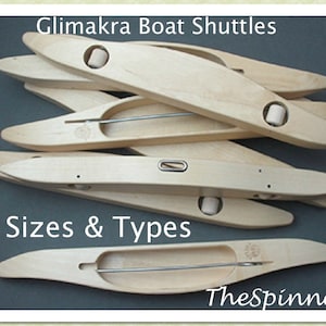 Swedish Wooden Boat Shuttles Single & Double Ski Shuttles With Free Quill Glimakra SUPERFAST SHIPPING!