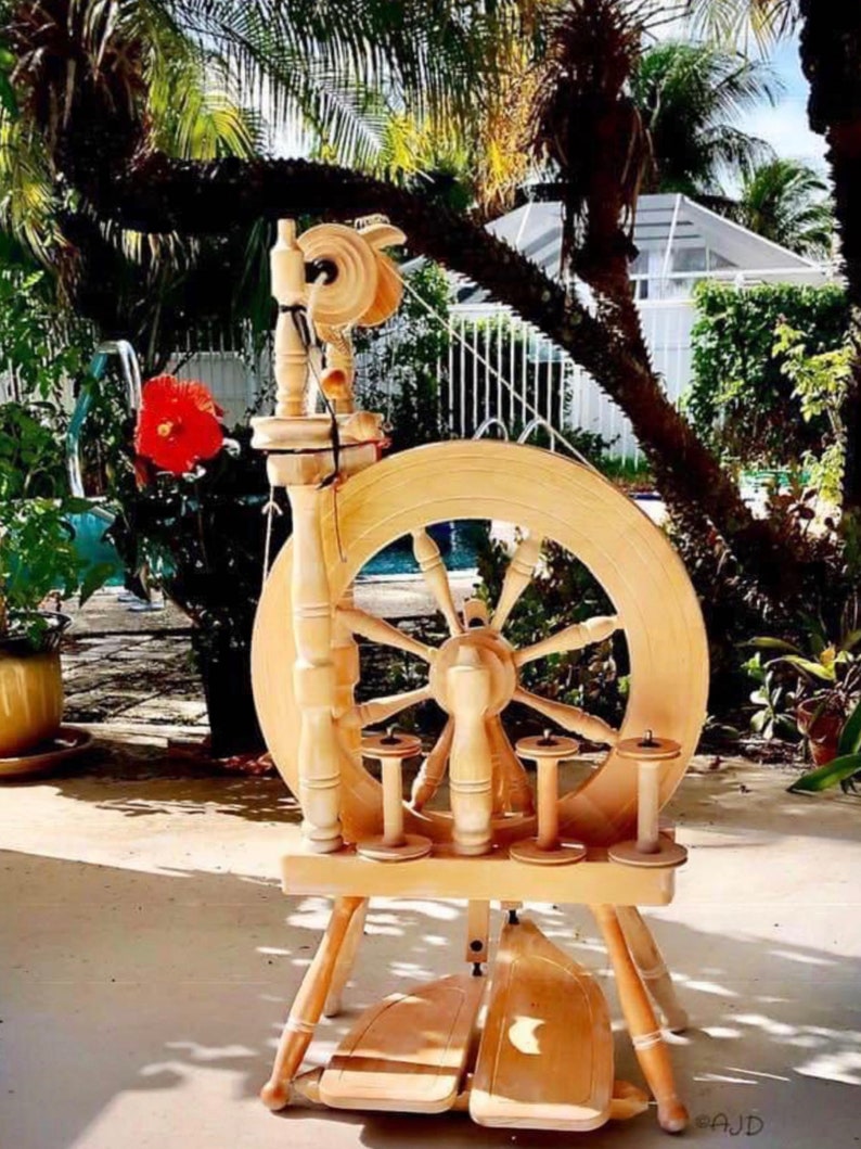 50 Dollar Coupon Ashford Traveler Spinning Wheel In Stock Double Treadle, Single or Double Drive FAST FREE SHIPPING image 9