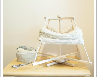 Beka Hardwood Yarn Swift Skeiner Made in USA SUPERFAST Ship!